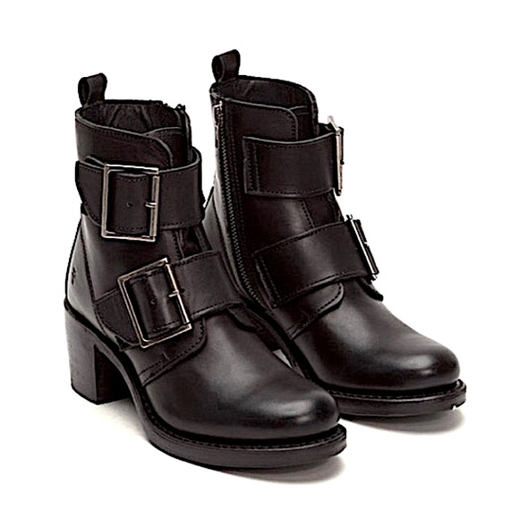 Frye Shoes - Frye Sabrina Double Buckle Boot